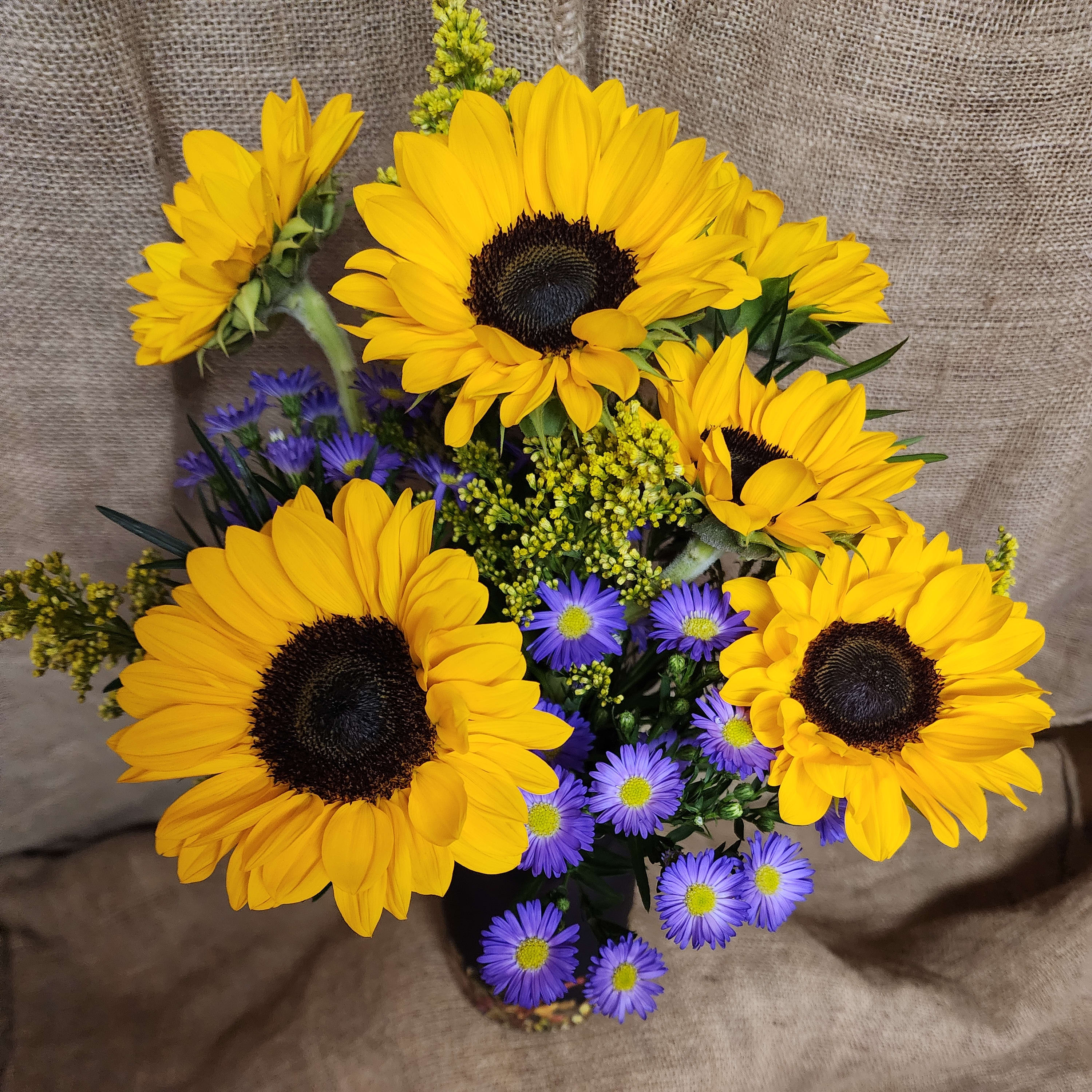 Sunflower Field Flower Bouquet