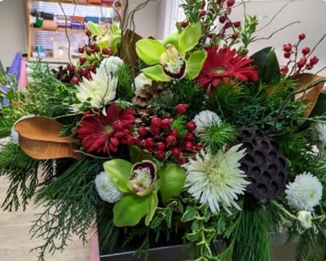 Winter blessings arrangement