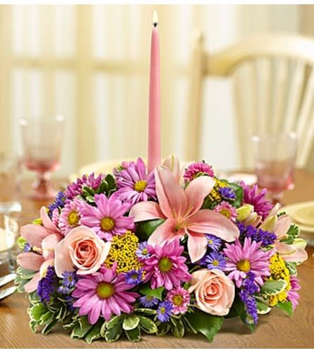 PASTEL CENTERPIECE Flower Bouquet