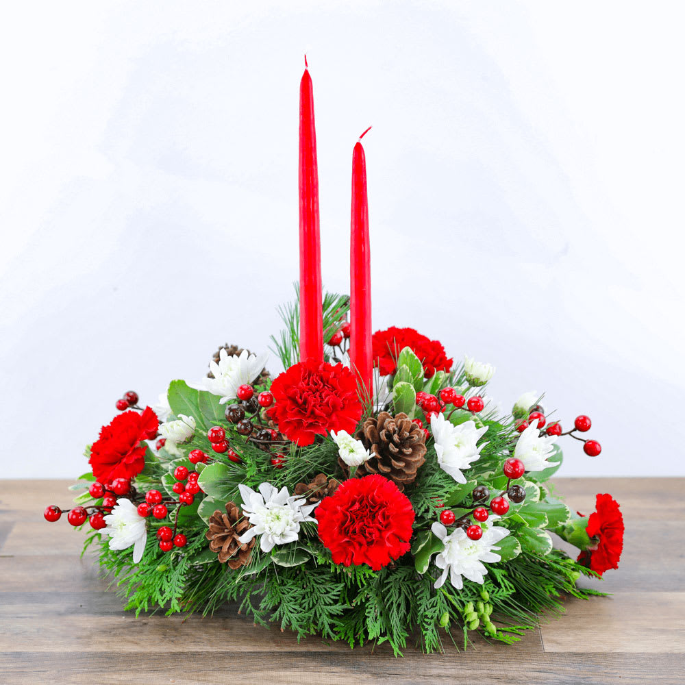 HOLLY JOLLY CENTERPIECE