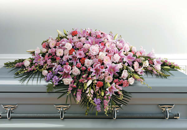 Pink Full Casket Spray