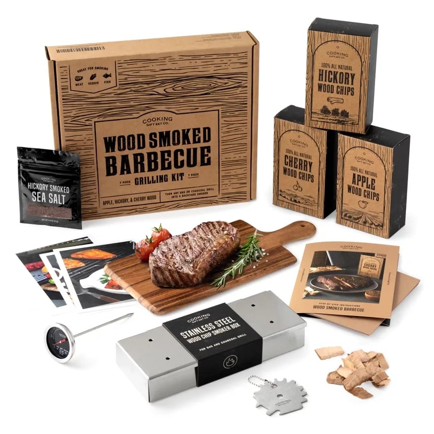 Wood Smoked Barbeque Grilling Kit Flower Bouquet