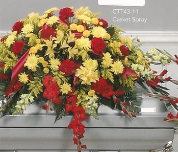 Casket spray
