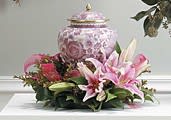 Lily Wreath Urn Flower Bouquet