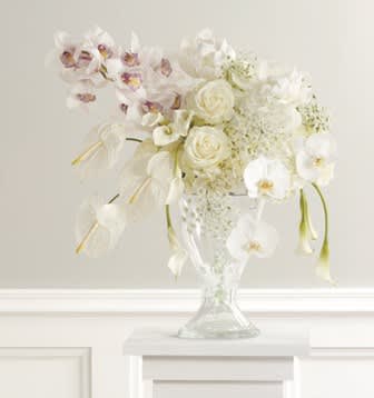 White Vase Arrangement