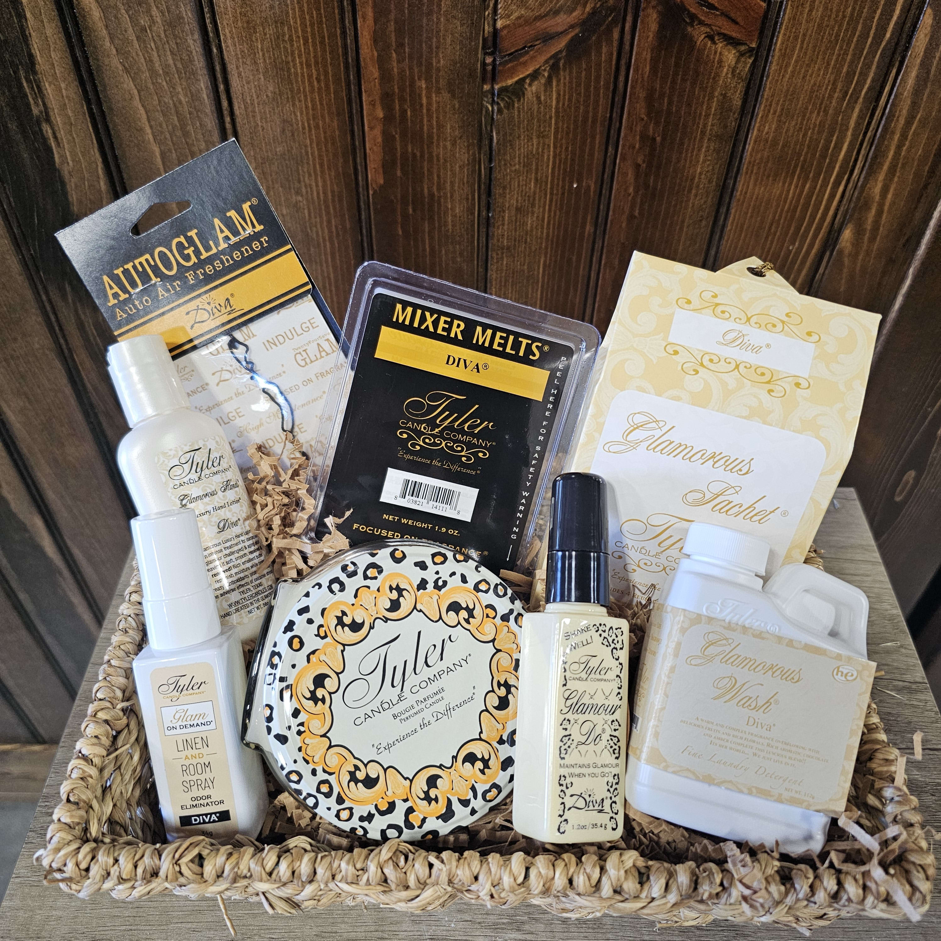Tyler Candle Co Gift Basket