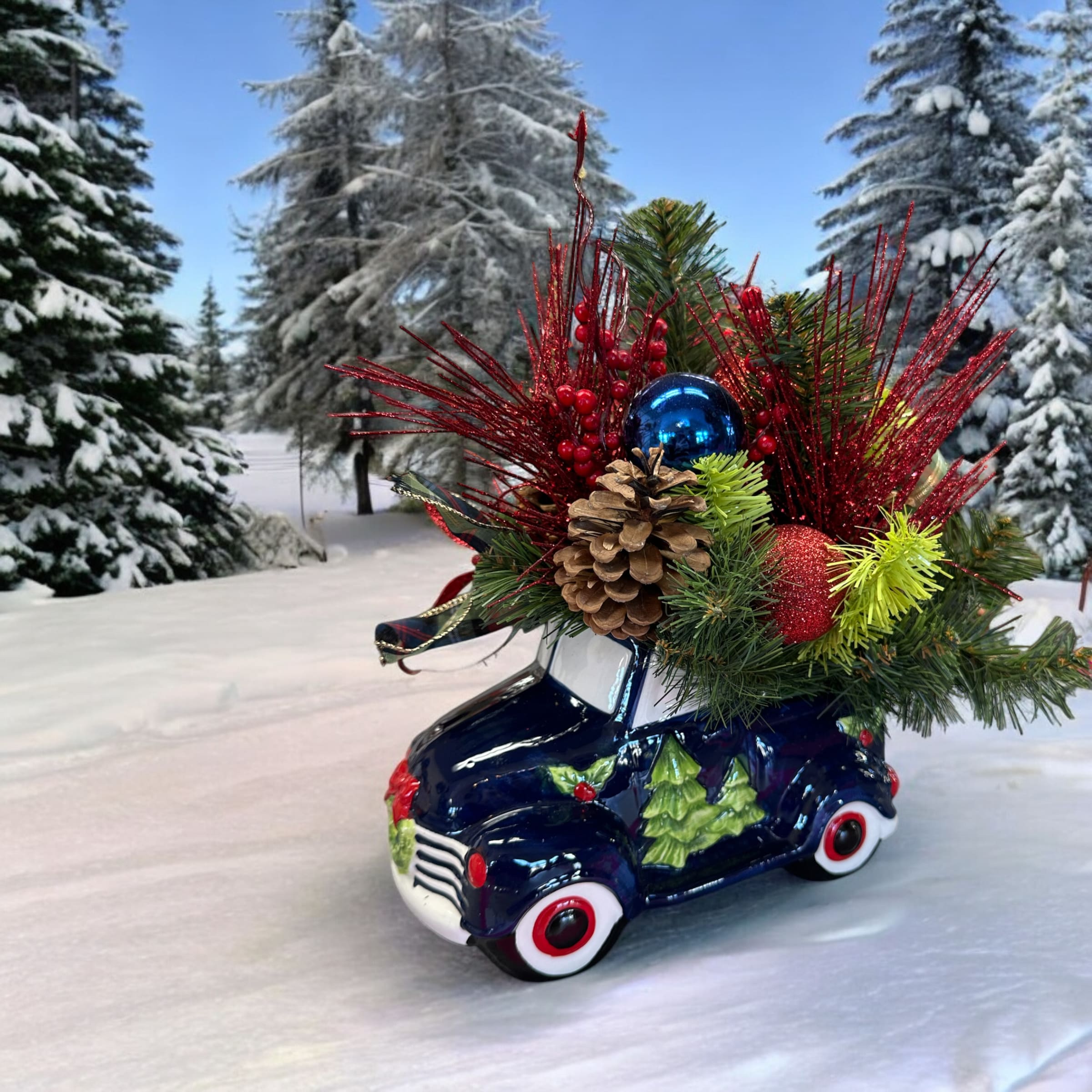 Joyful Ride Holiday Bouquet Flower Bouquet