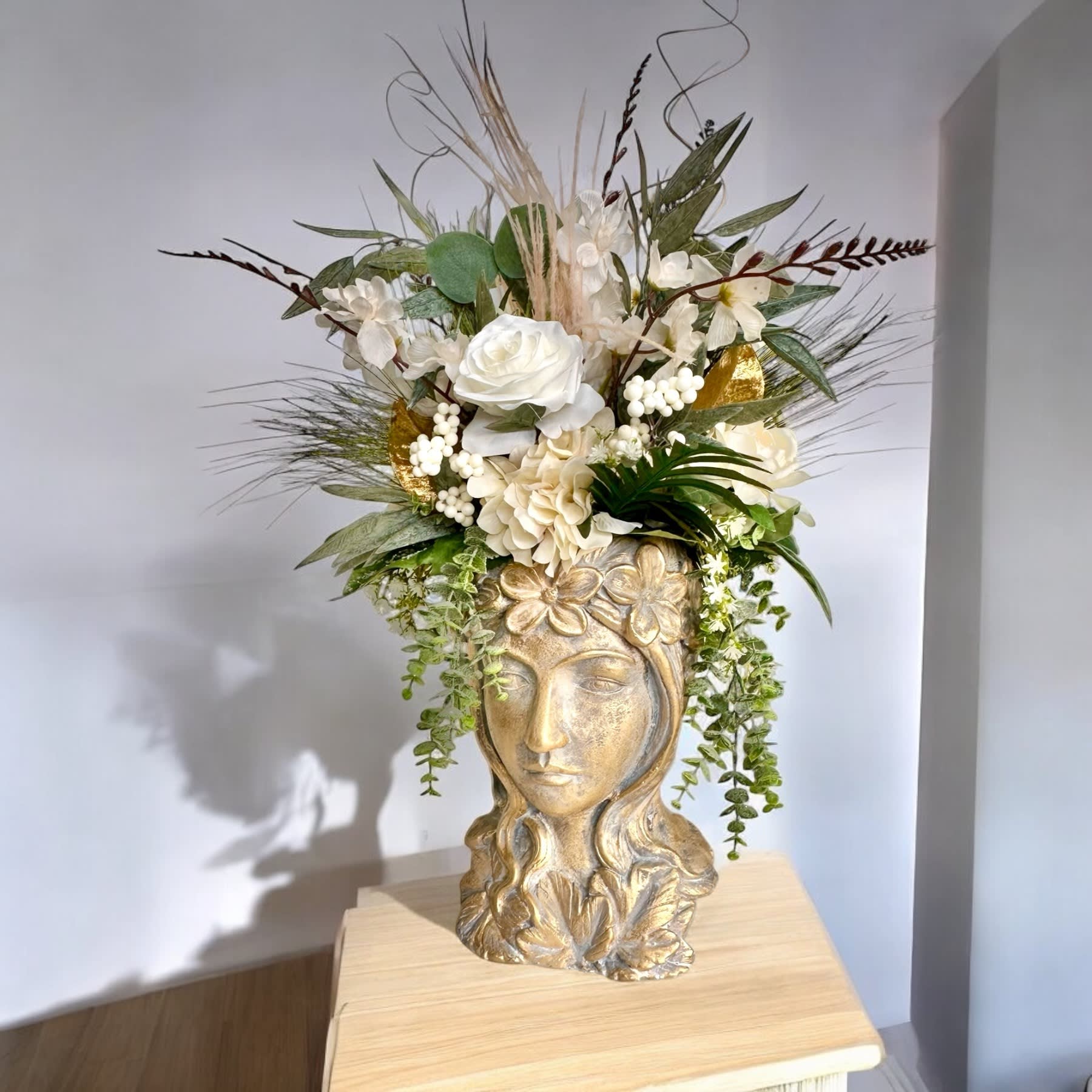 Serene Blossom Headpiece Bouquet