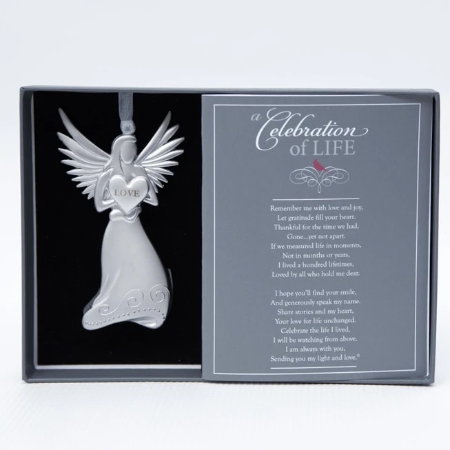 Celebration of Life Angel: Sympathy Gift Ornament