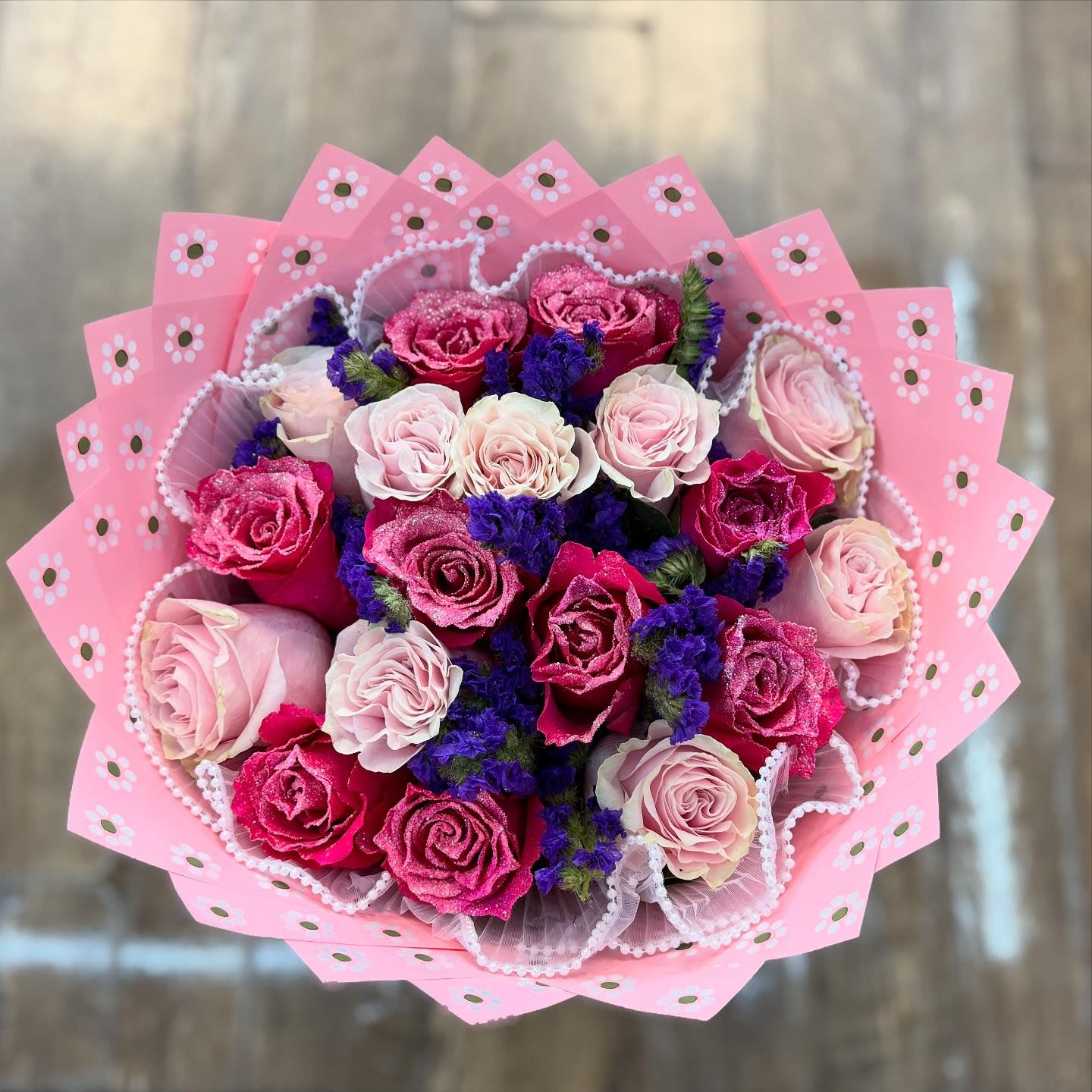 The Cherry Blossom Ramo Buchon Flower Bouquet