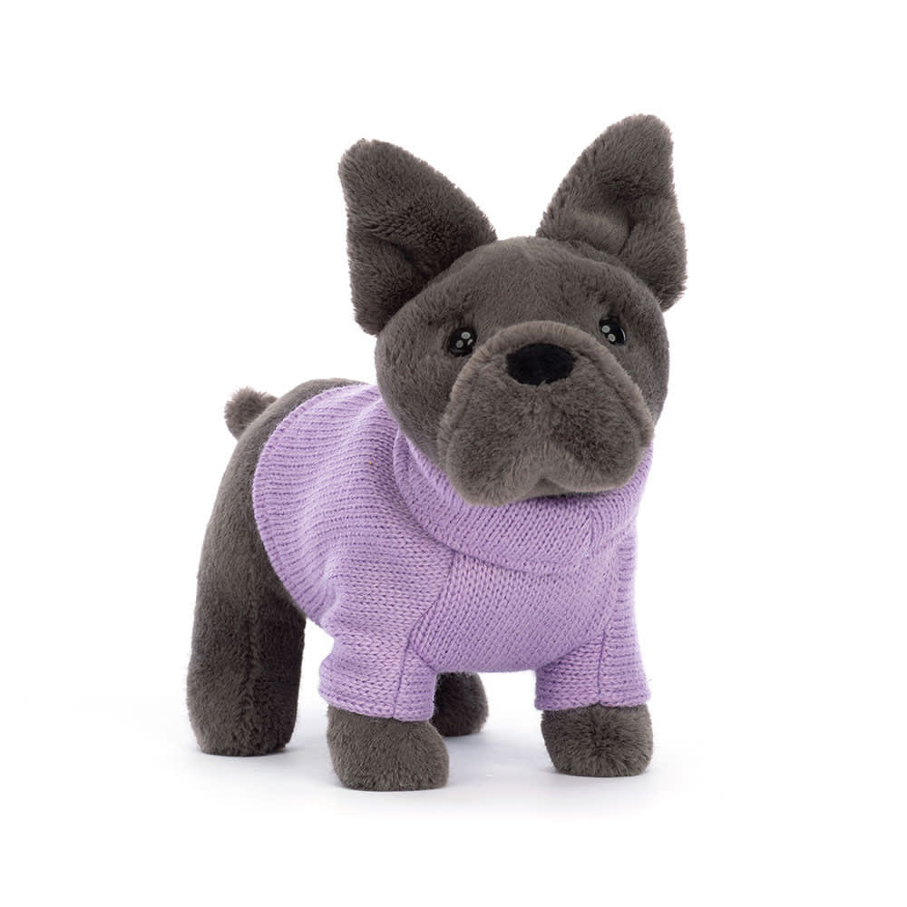 Jellycat Sweater French Bulldog Flower Bouquet
