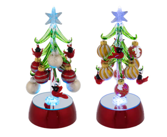 Light up Christmas Tree with Ornaments