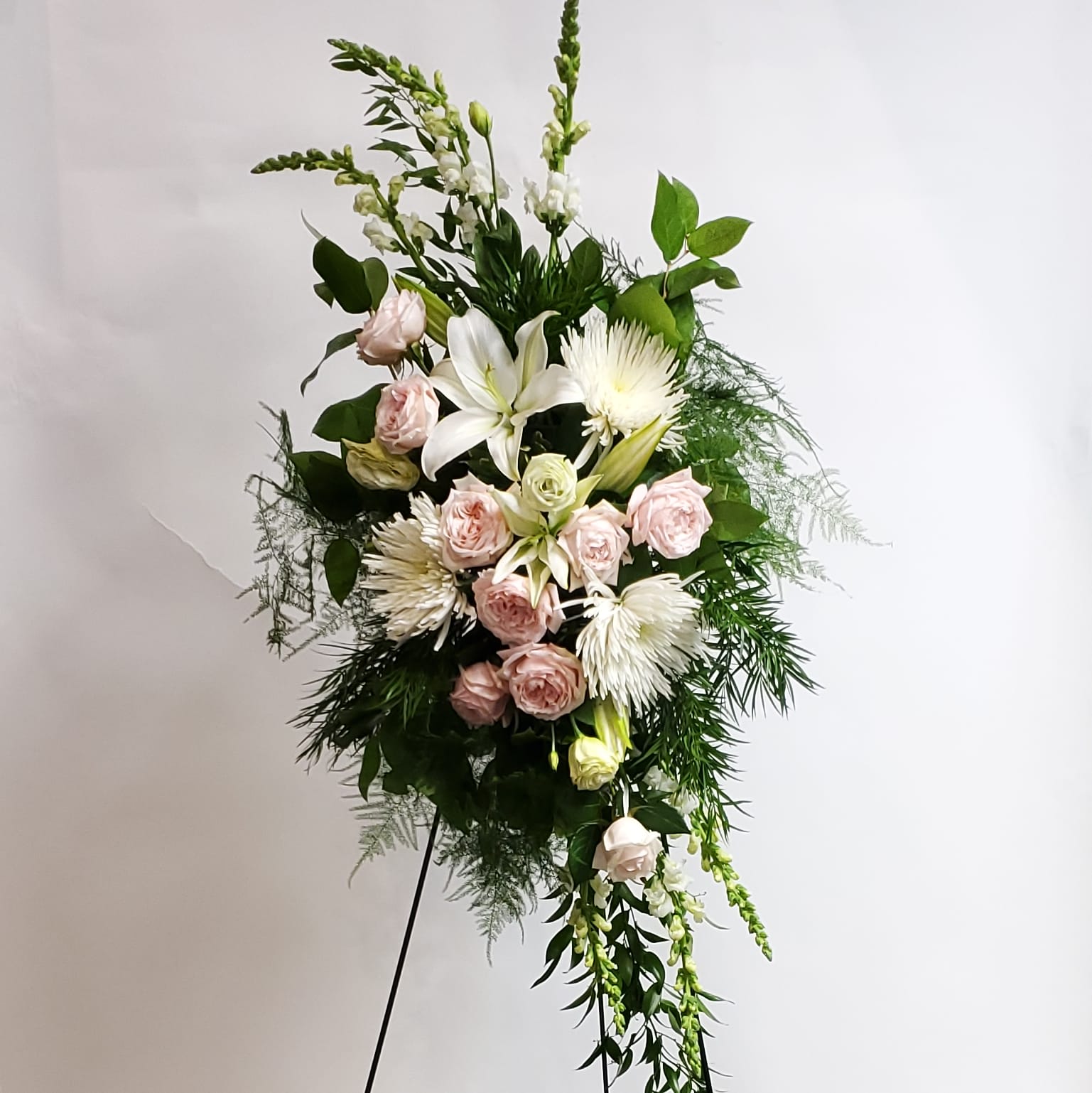 Pink and White Spray