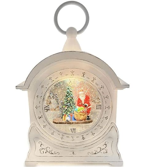 Santa Snow Globe Lantern