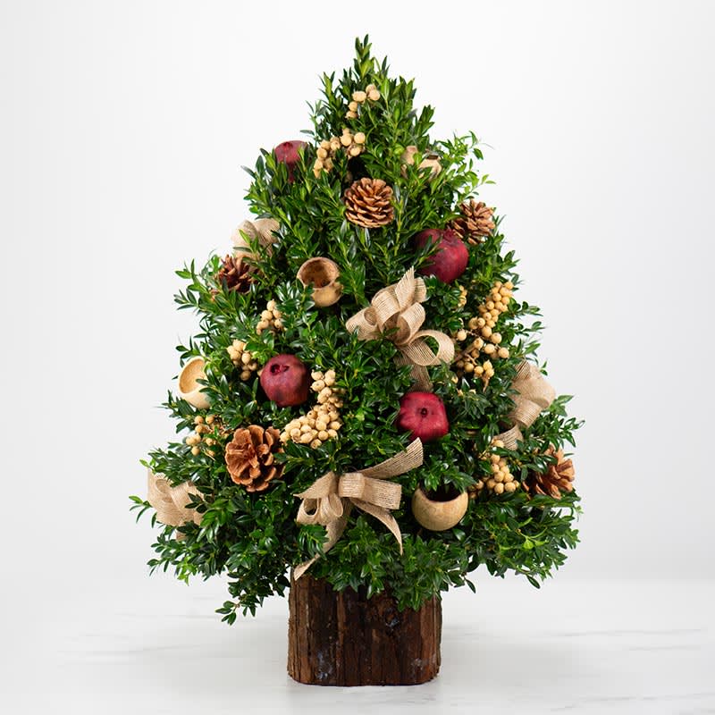 Natural Boxwood Tree Flower Bouquet