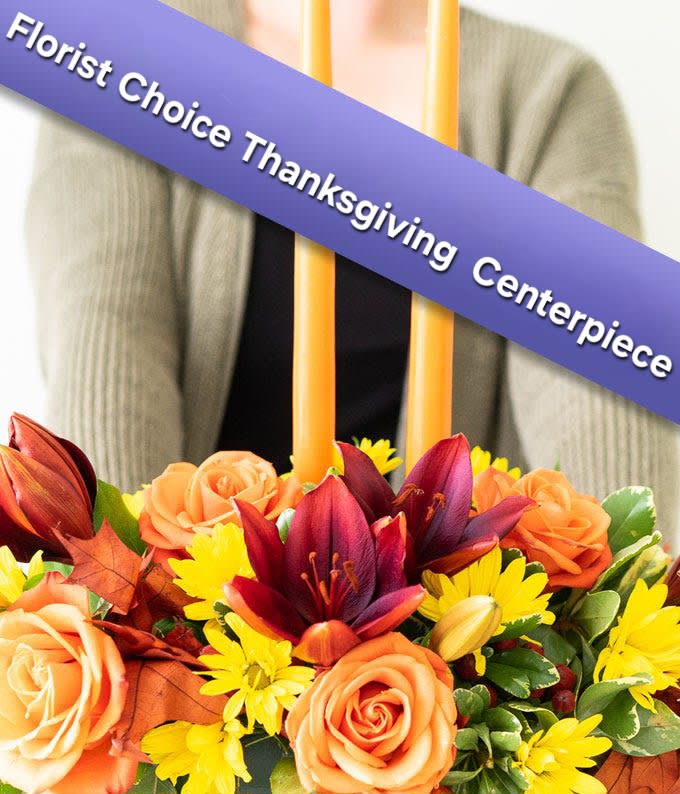 Florist Designed Thanksgiving Centerpiece