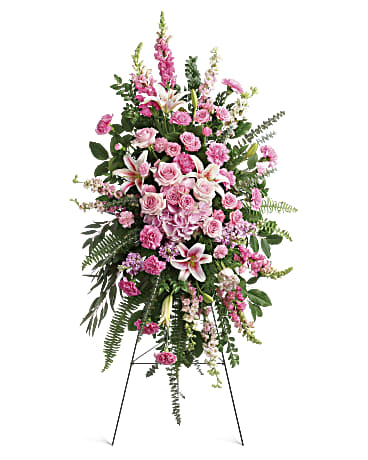 Teleflora's Glorious Farewell Standing Spray Flower Bouquet