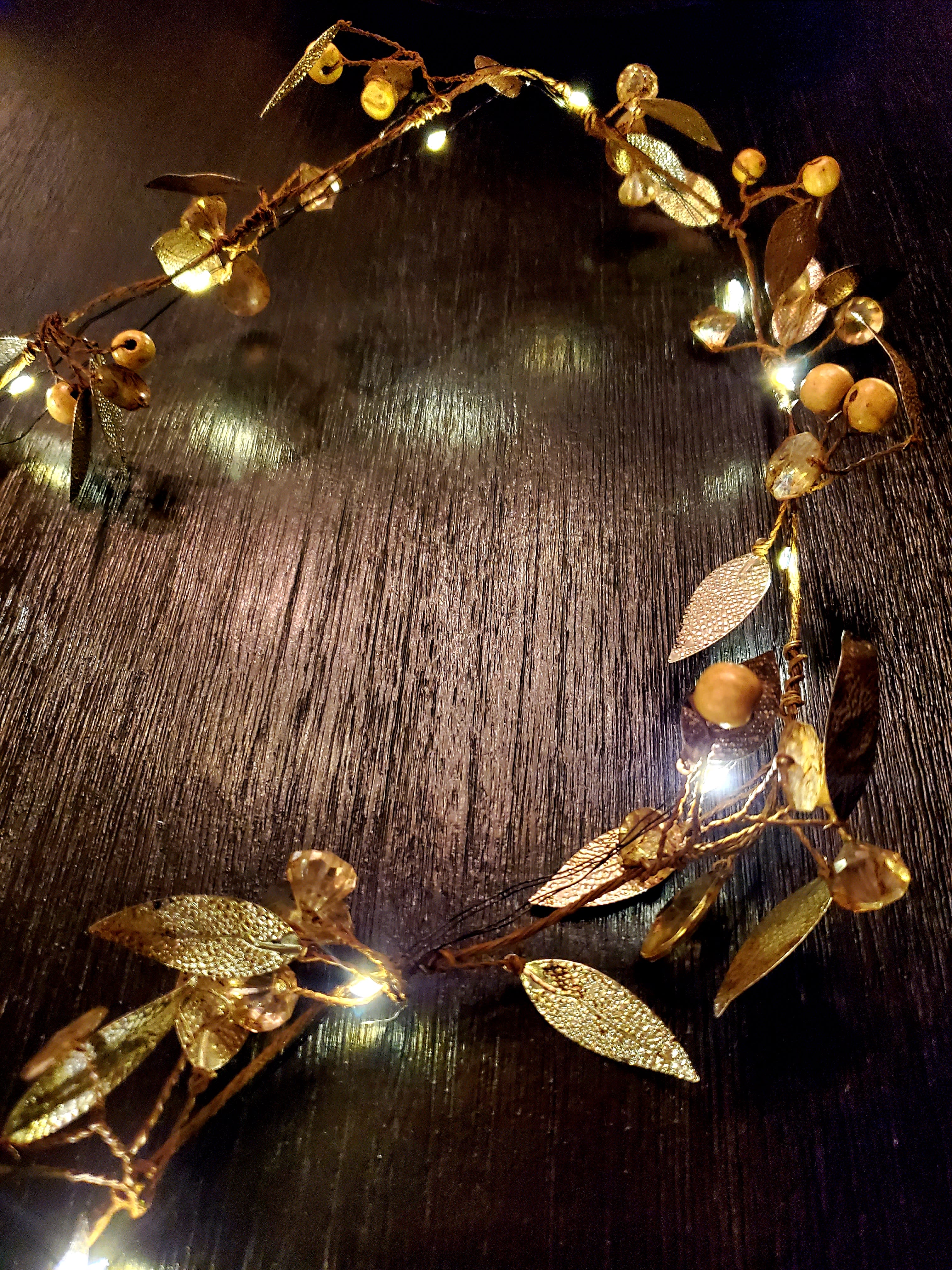 Leaf Beaded Garland Flower Bouquet