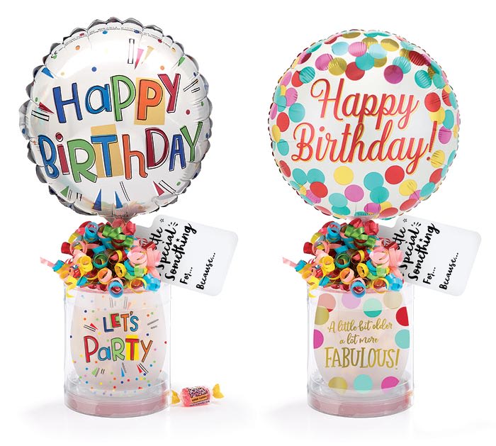 Happy Birthday Wine Giftable Flower Bouquet