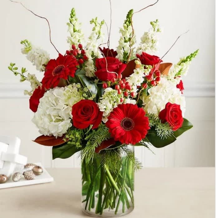 Abundant Christmas Blessings Flower Bouquet