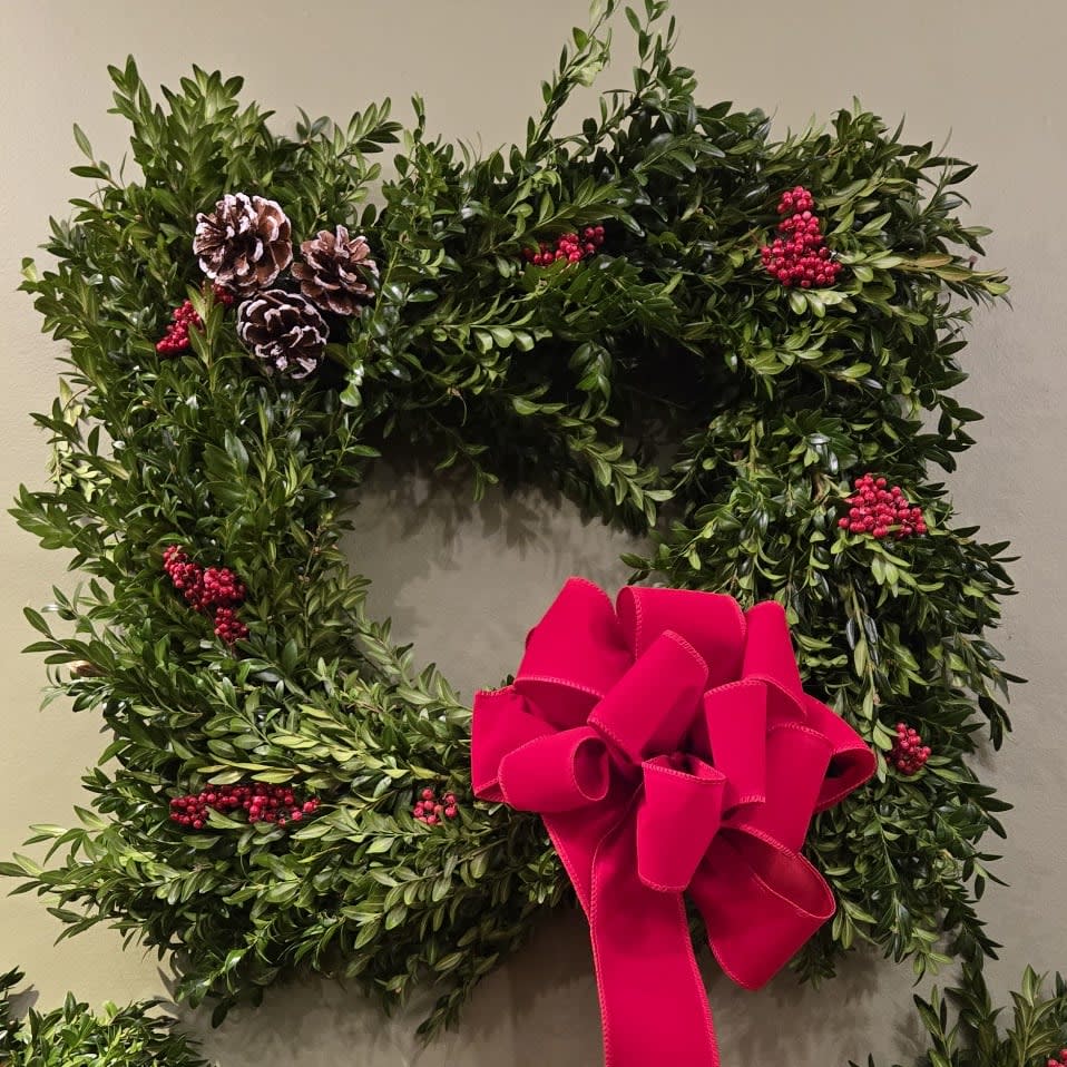 24" Square Wreath