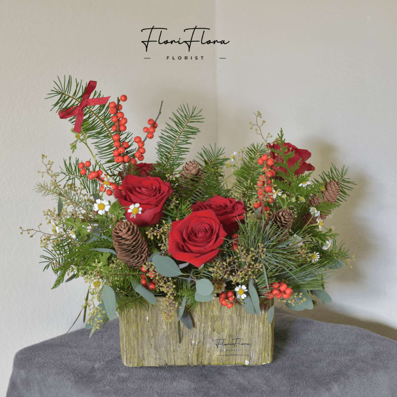 Merry Christmas Flower Bouquet