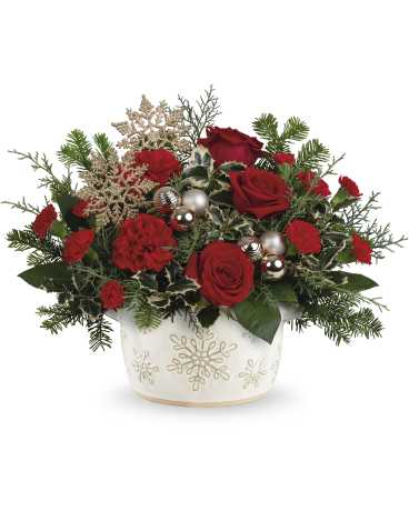 Teleflora's Snowflake Symphony Bouquet