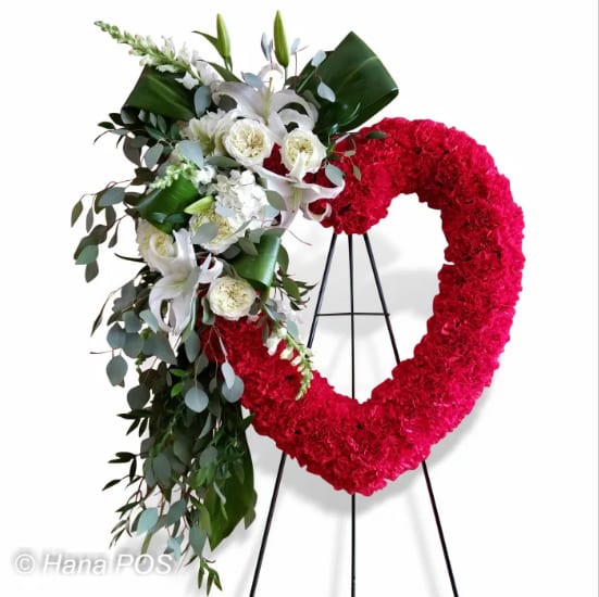 Funeral Wreaths Hearts & Crosses