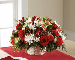 Goodwill Cheer Basket Flower Bouquet