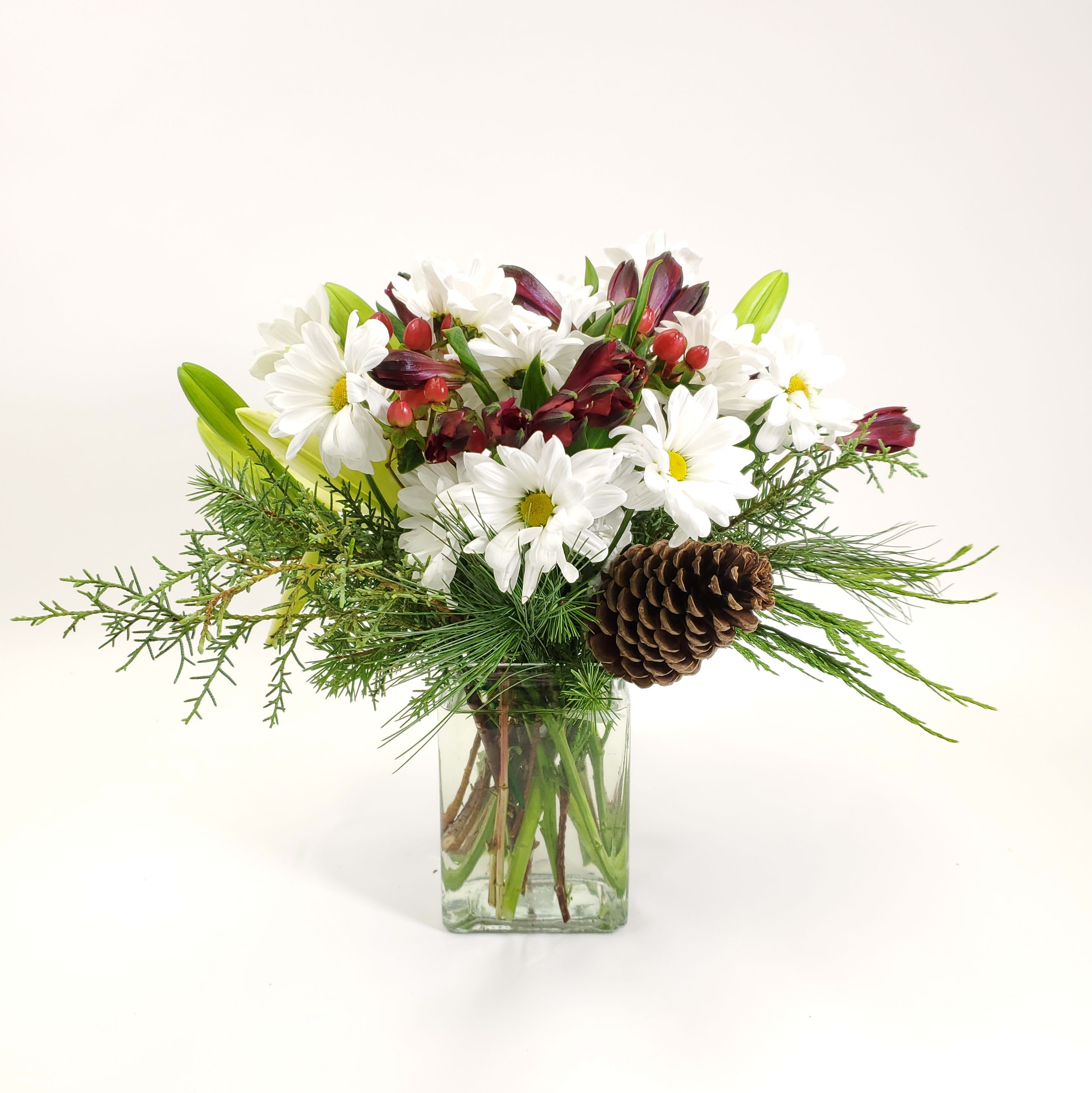 Christmas Lilies and Daisies