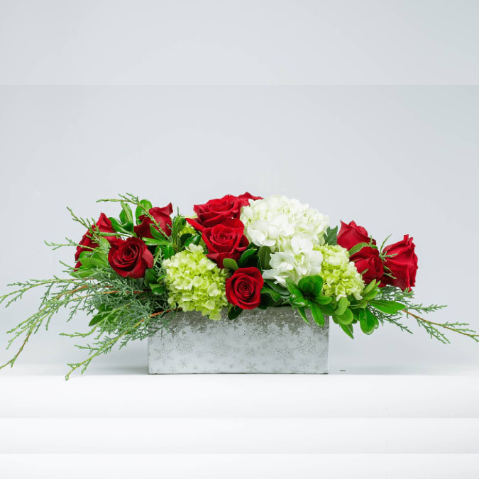 Very Merry Christmas Flower Arrangement