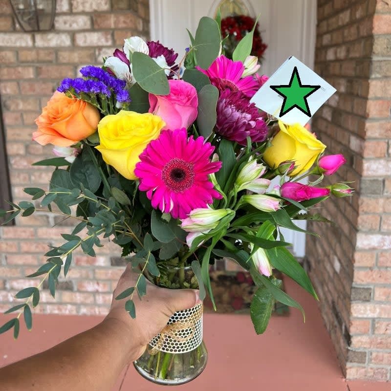 Gerbera Party Arrangement Flower Bouquet