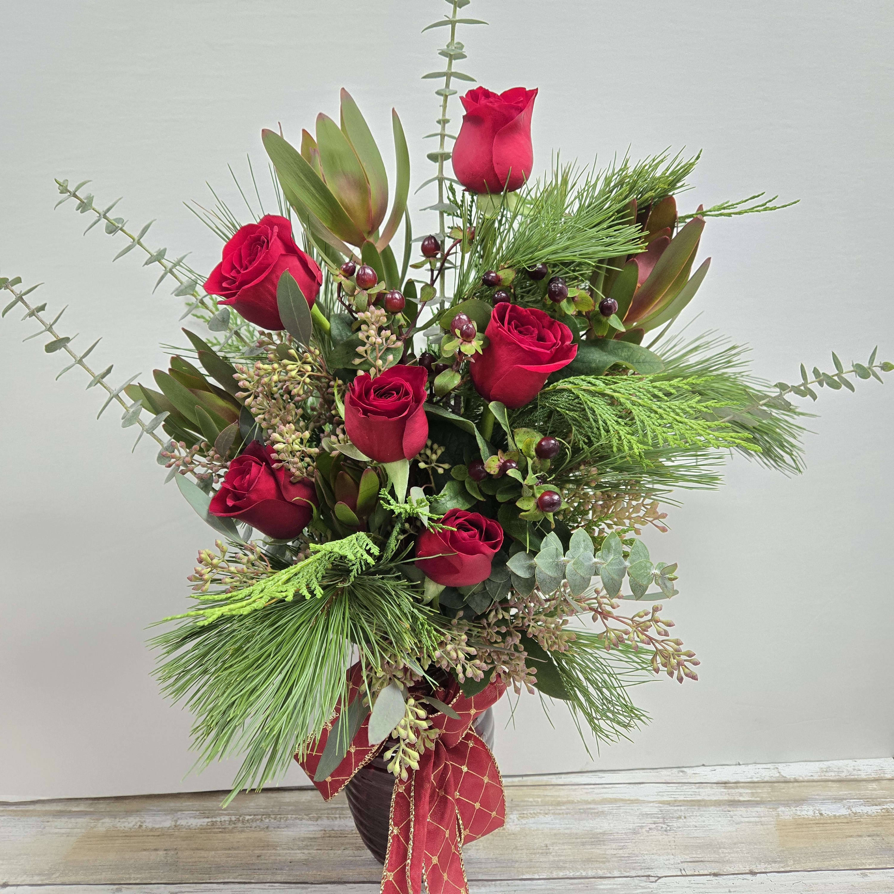 Holiday Glamor Flower Bouquet