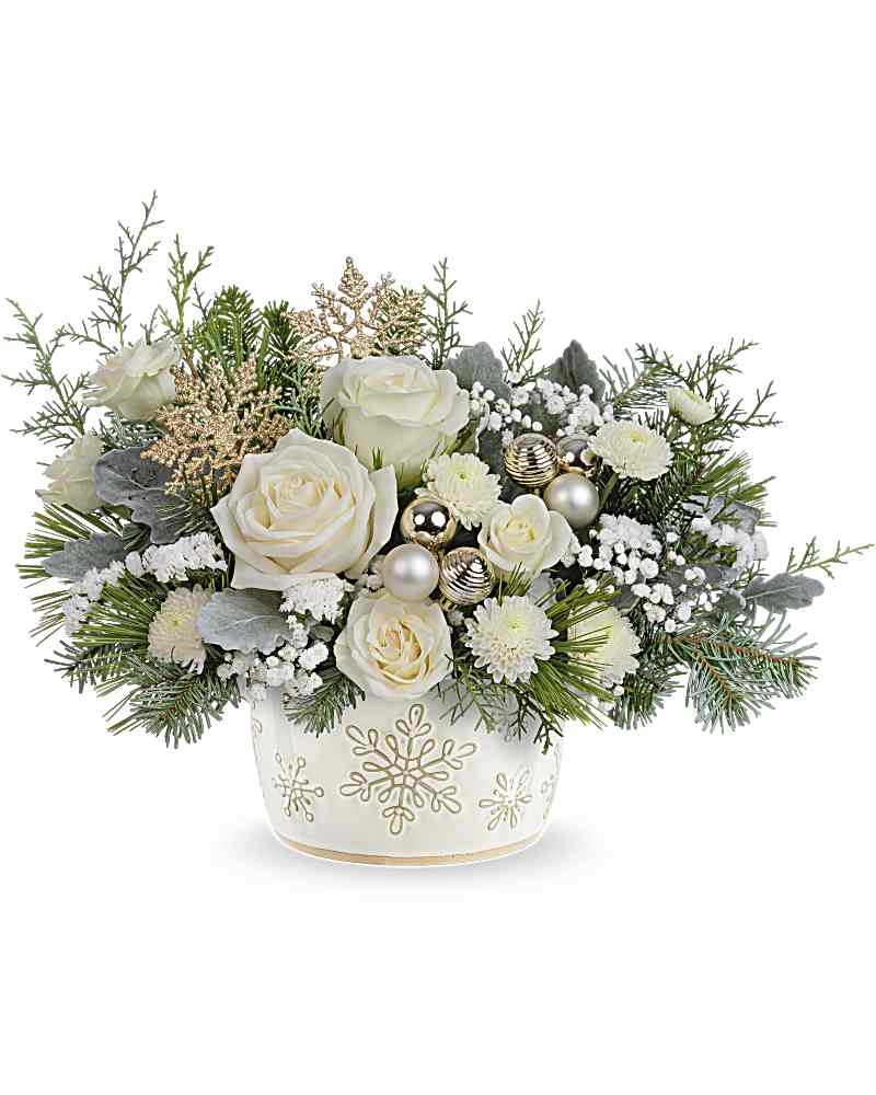 Teleflora's Starry Snowflakes Bouquet Flower Bouquet