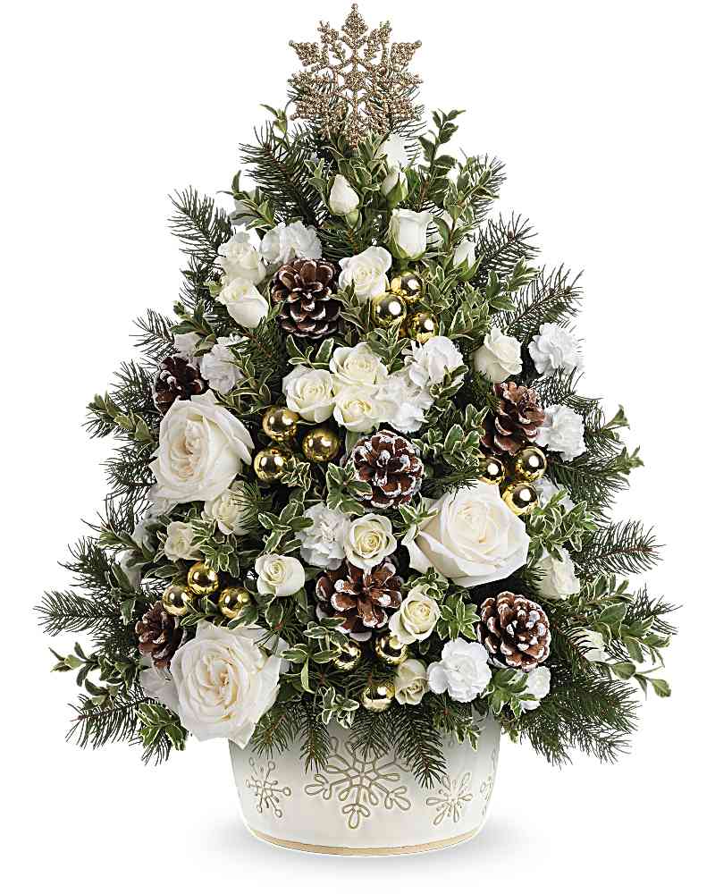 Teleflora's Snowy Oasis Tree