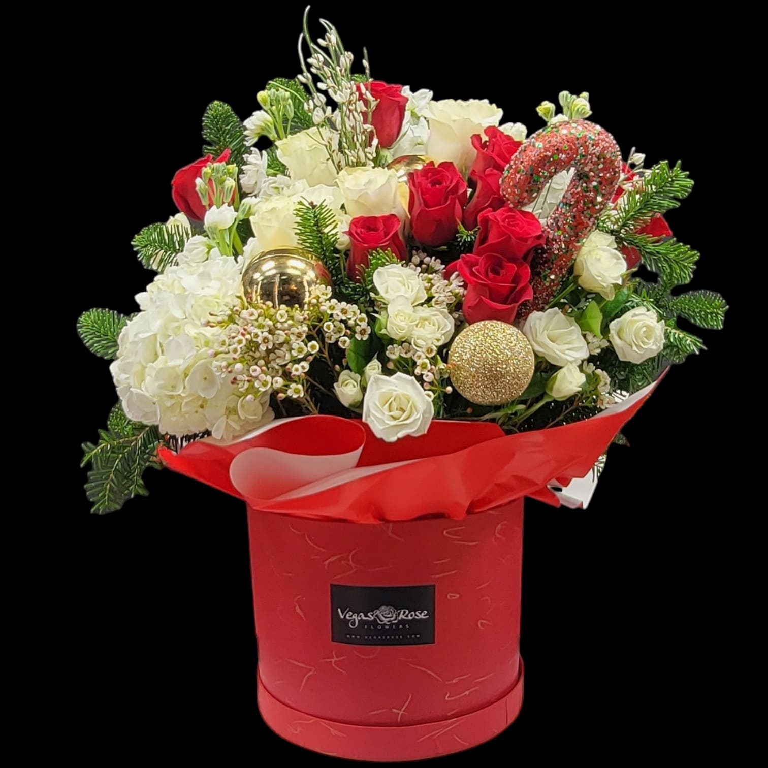 HOLLY JOLLY! IN ANY BOX Flower Bouquet