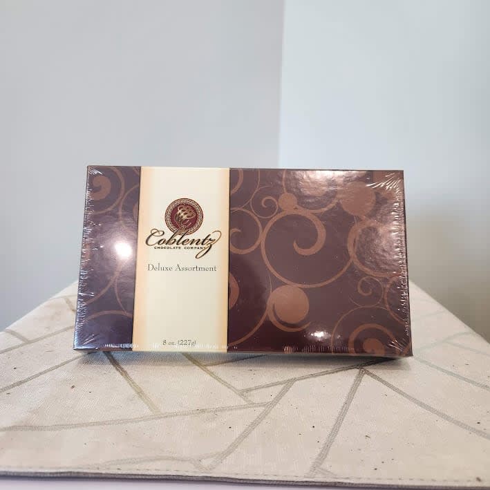 Coblentz Medium Box of Chocolates Flower Bouquet