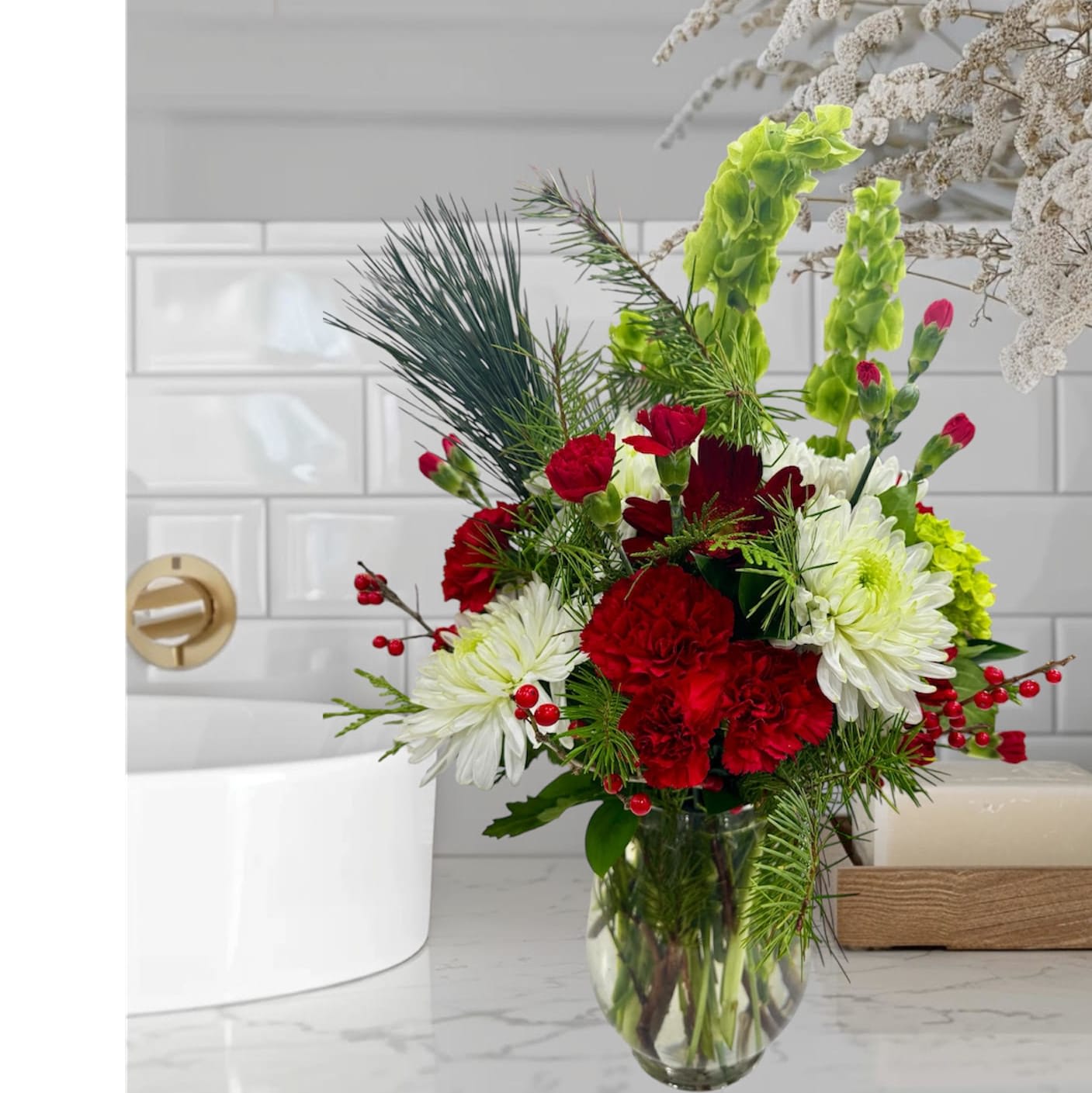 Holiday Cheer Flower Bouquet