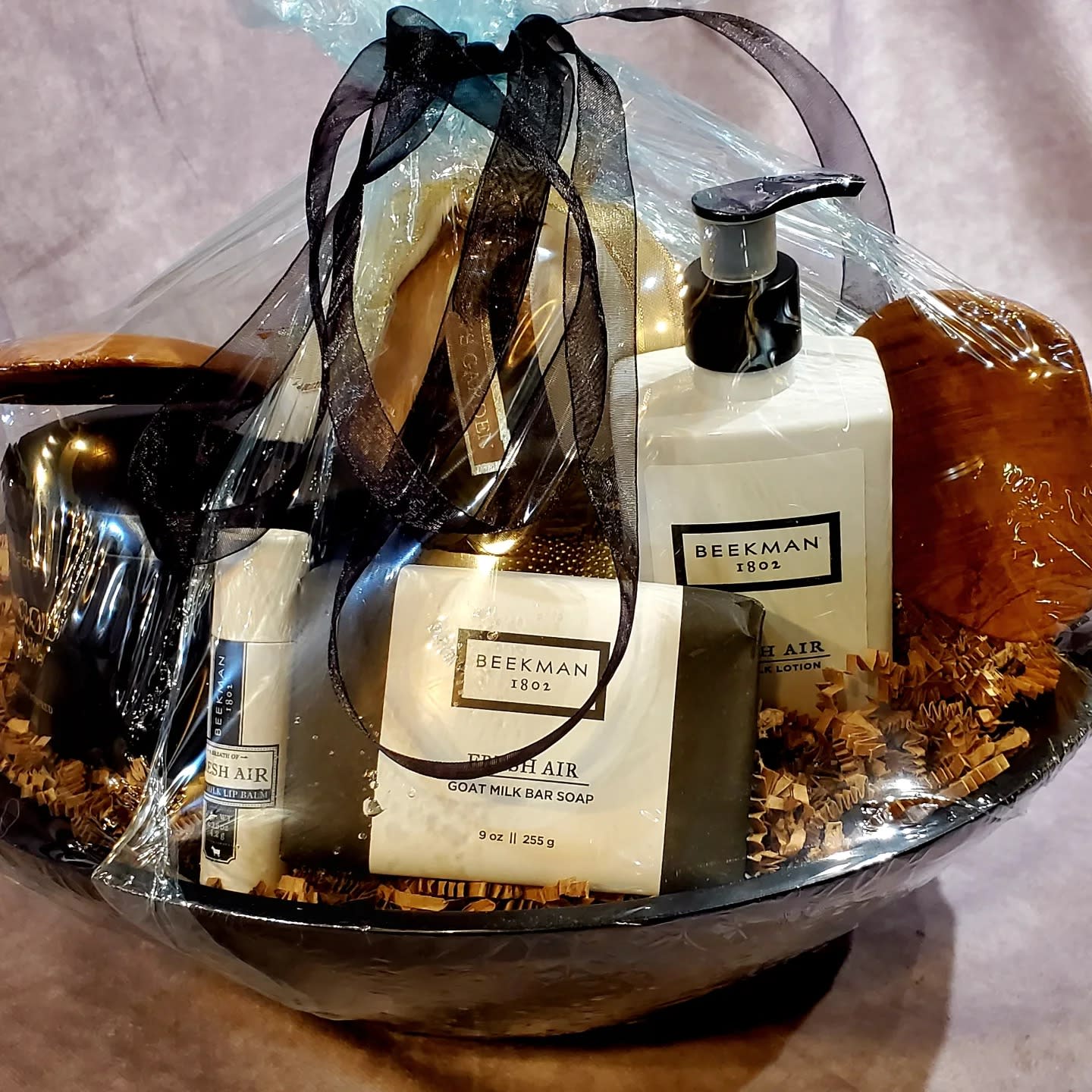 Black and White Gift Basket