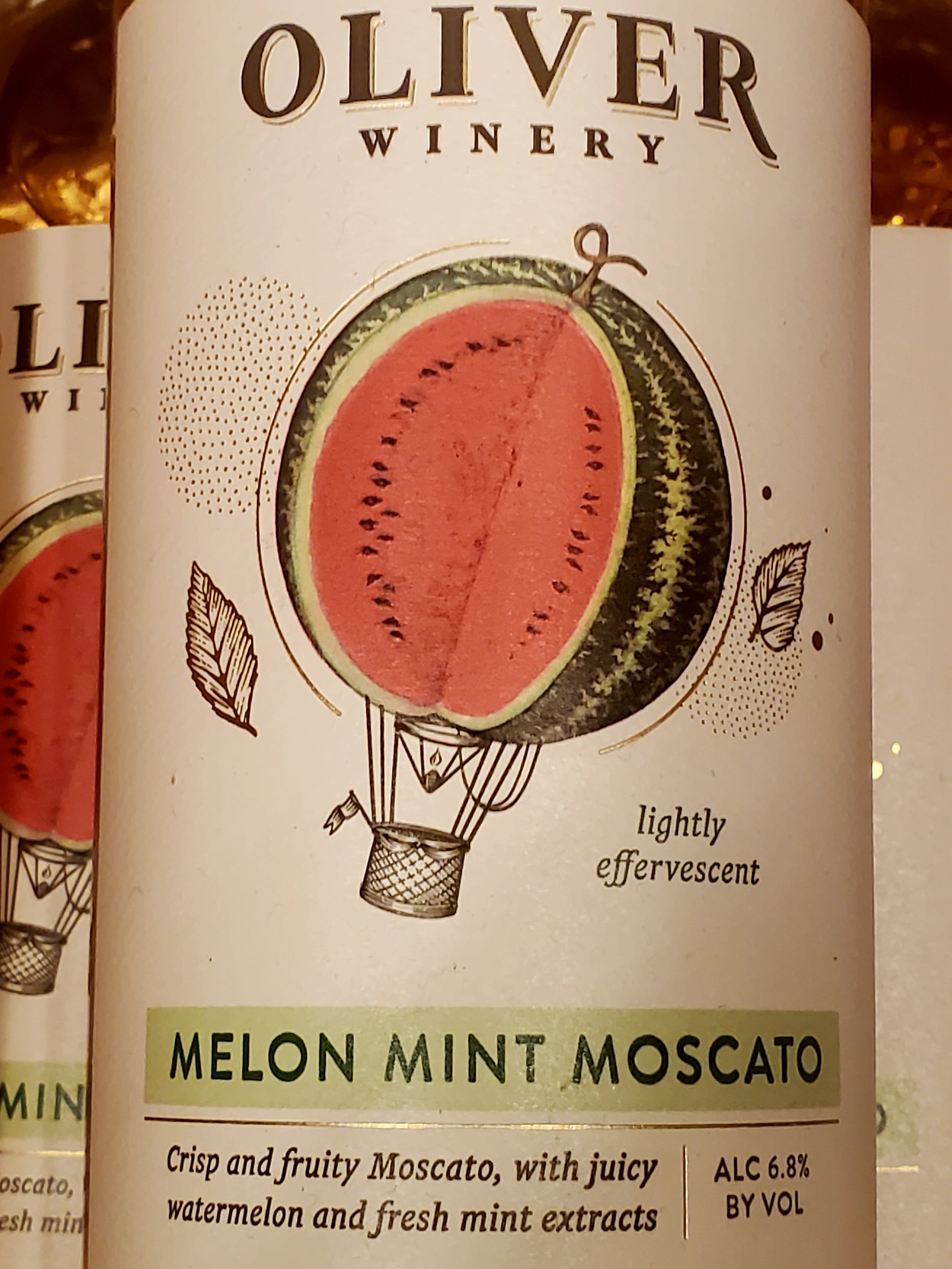 Melon Mint Moscato, Oliver Wines