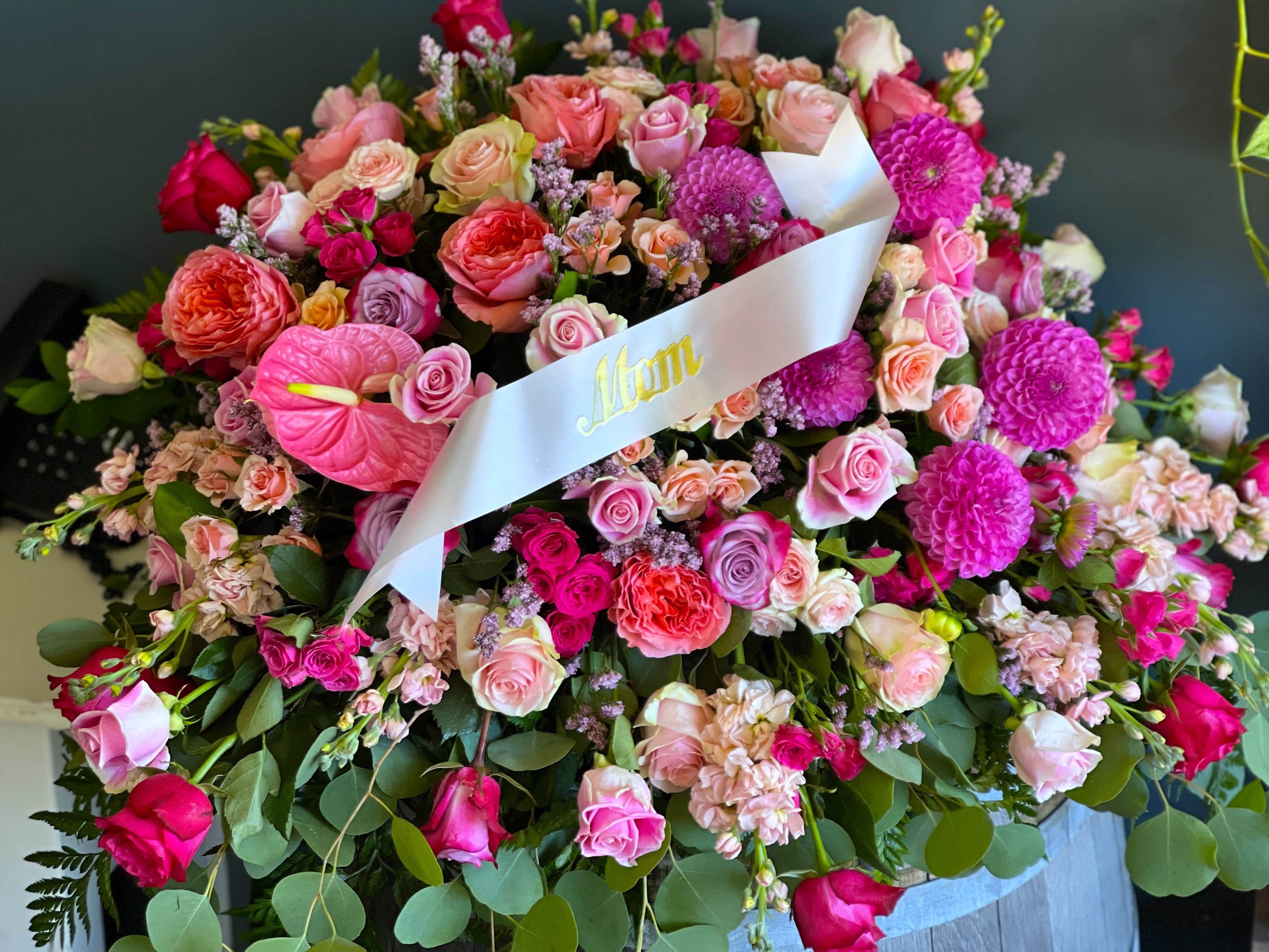 Rose Garden Sympathy Casket