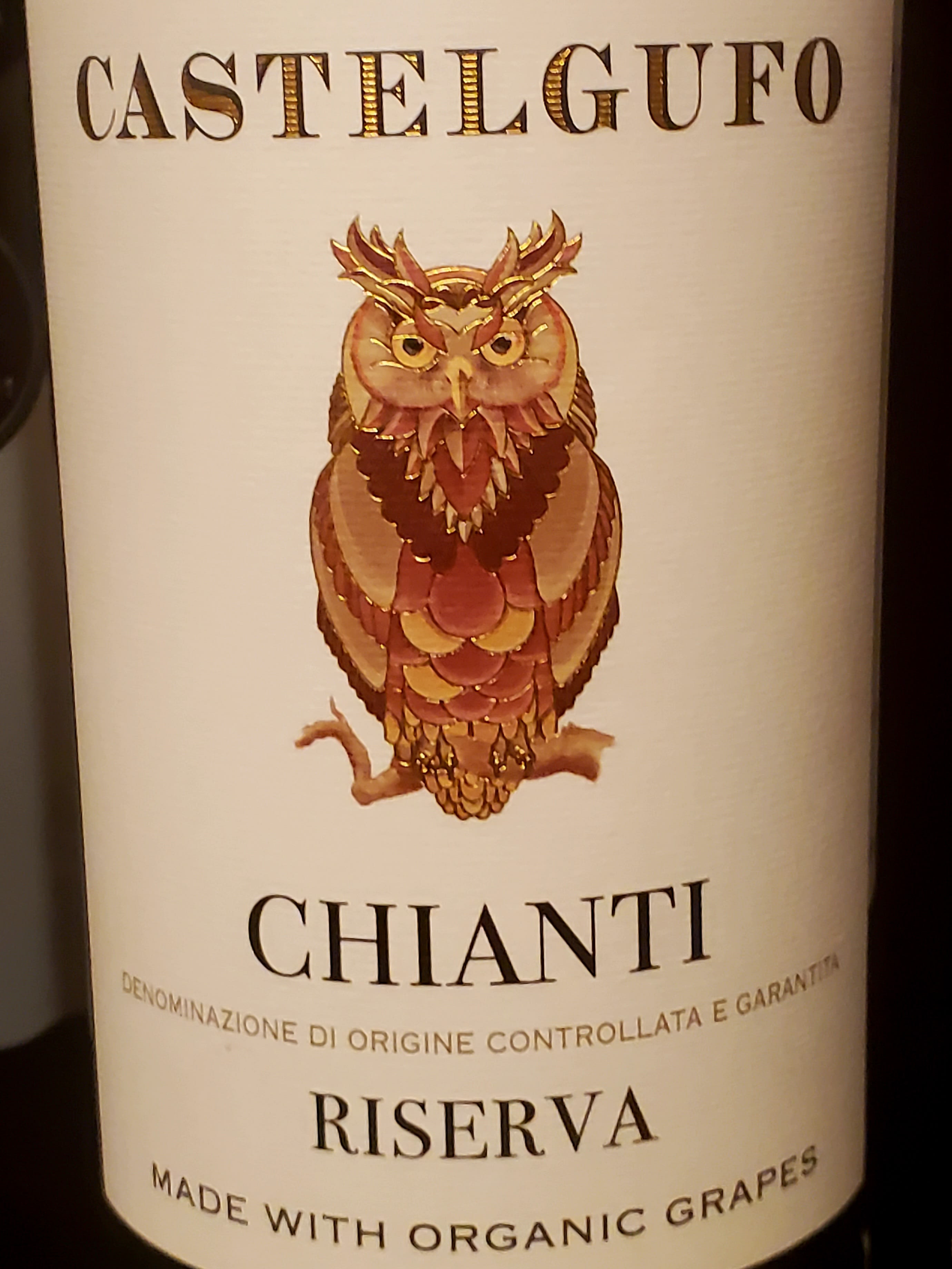 Castelgufo Chianti Reserva, Organic