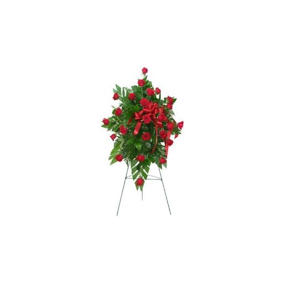 24 Rose Spray Easel