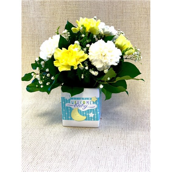 Baby Boy Celebration Flower Bouquet