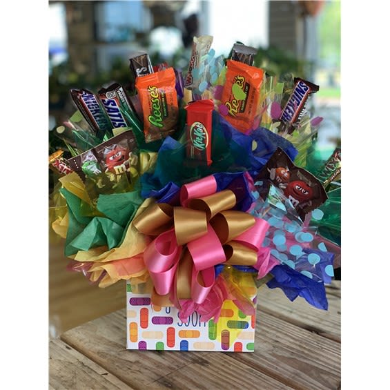 Deluxe Candy Bouquet Flower Bouquet