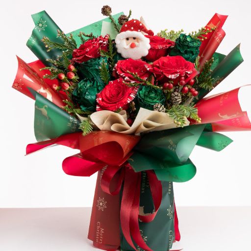 Christmas Arrangement - Santa G&R