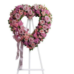 Shades Of Pink Open Heart