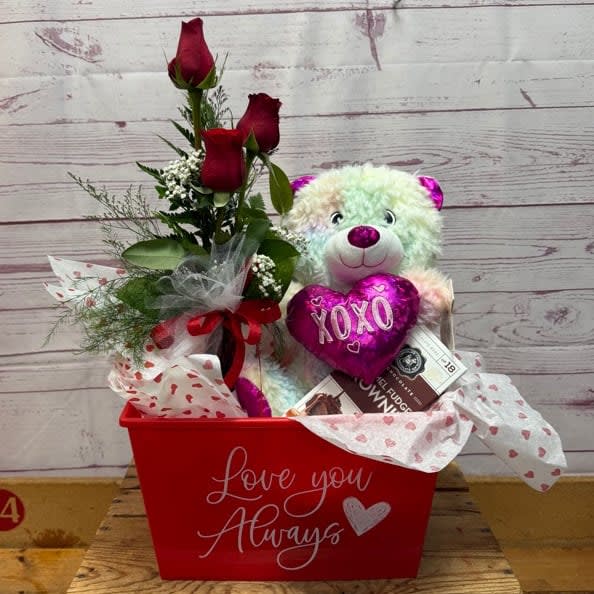 A Set for Your Sweetheart Flower Bouquet