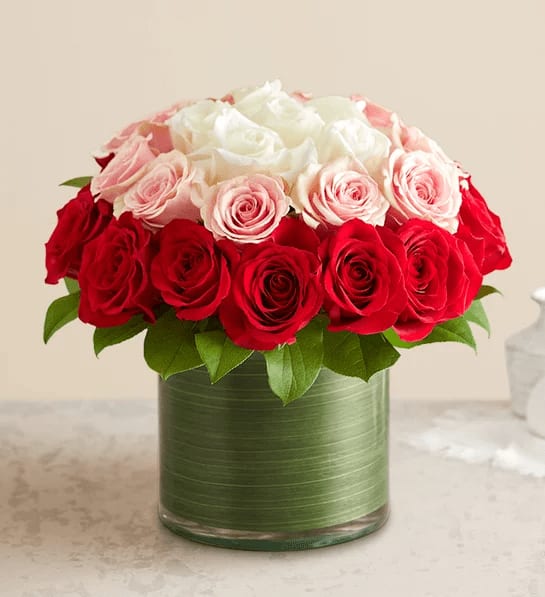 Ombre Roses Flower Bouquet
