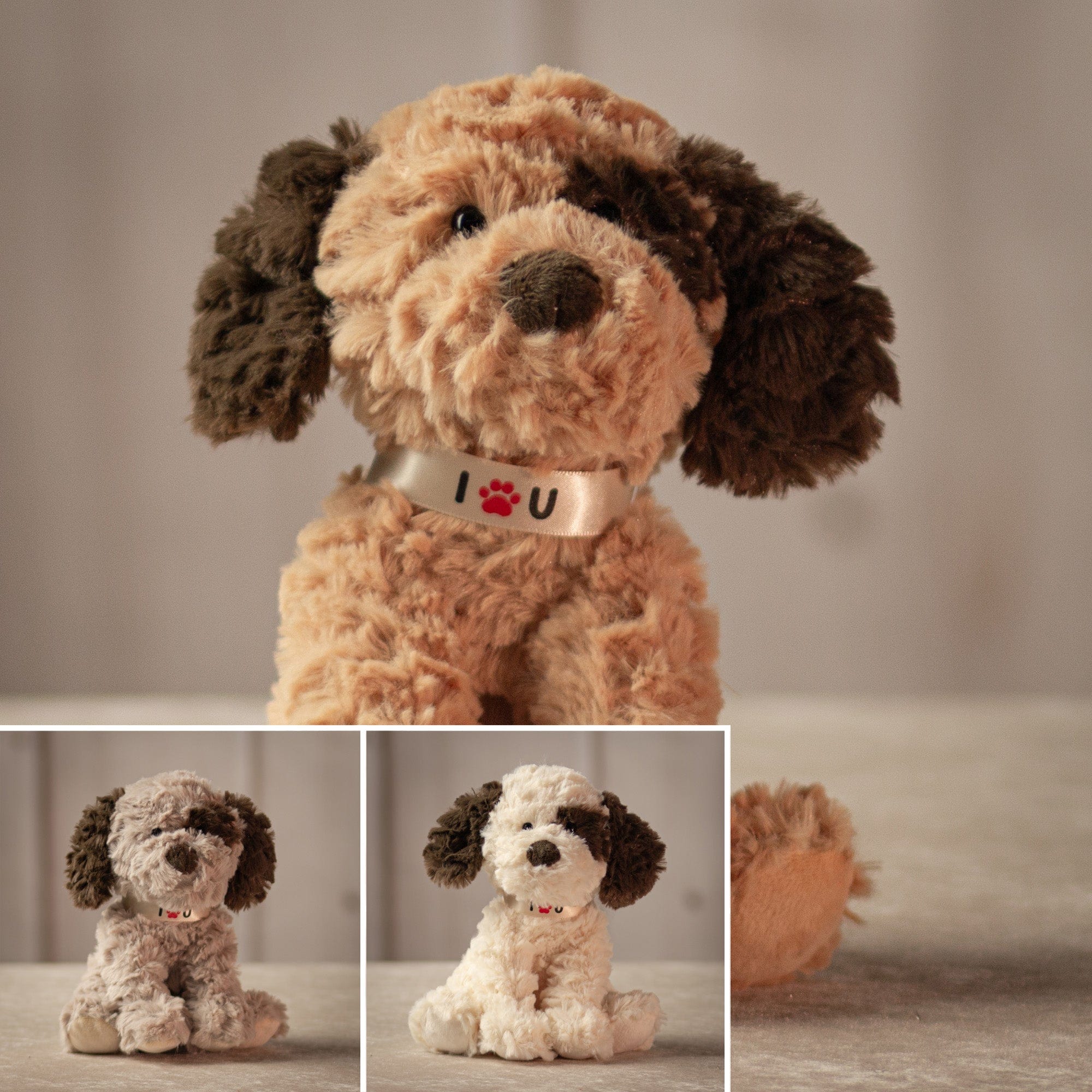 8" Valentine Puppy Flower Bouquet